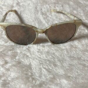 Costa Cream and Brown Sunglasses